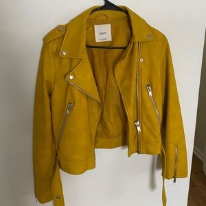 MANGO faux leather jacket